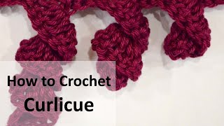 How to Crochet Curlicue Crochet Tutorial Crochet Designs Crochet Patterns [upl. by Errol251]