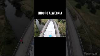 Dirt Bike Rides over Bridge Arch dirtbike moto enduro motocross stunt adrenaline [upl. by Anawak572]