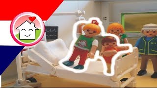 Playmobil filmpje Nederlands In het ziekenhuis  Familie Huizer [upl. by Naz412]