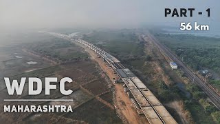 Western Dedicated Freight Corridor Progress  Maharashtra JNPT Update  Part 1 [upl. by Ajan]