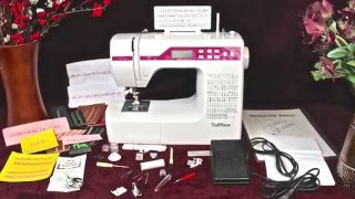 Tuffsew Platinum Plus Features 200 Stitch Sewing Machine [upl. by Nwahsar]