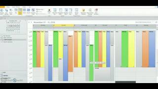 Using Outlook to Create Staff Schedules [upl. by Ungley]