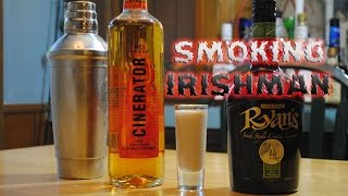 Smoking Irishman Cinnamon Whiskey Drink [upl. by Sedrul]