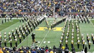 Michigan Marching Band  Band Take The Field [upl. by Nagaet]