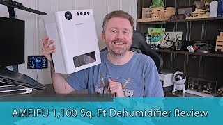 AMEIFU Compact Small Room Dehumidifier Review [upl. by Ynalem]