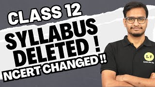 Class 12 Syllabus 202324  Maths Latest Syllabus 202324  Class 12 Deleted Parts of NCERT 202324 [upl. by Aillicsirp]