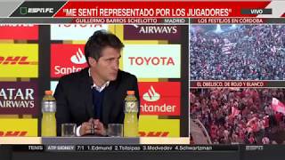 GUILLERMO BARROS SCHELOTTO TRISTE HABLA EN CONFERENCIA DE PRENSE  RIVER PLATE 3  1 BOCA [upl. by Yurik]