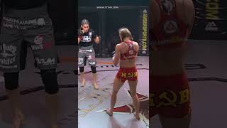 Roxanne Modafferi takes down Andrea Lee mma kickboxing fighting [upl. by Uahsoj]