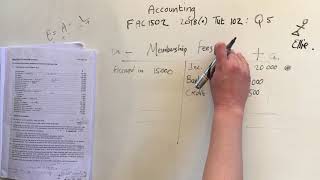 Fac1502 Accounting Membership fees  with a special guest appearance [upl. by Ammadis]