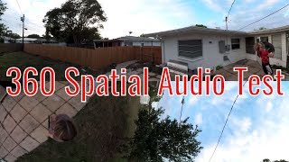 360 Video Test wSpatial Audio Zoom H2n amp Yi 4K [upl. by Hakeber]