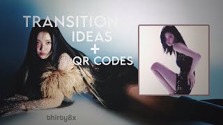 TRANSITION IDEAS 2  VIDEO STAR QR CODES [upl. by Nnaxor]