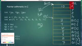 Module 85 video 5 Pointers and Arrays [upl. by Kampmann]