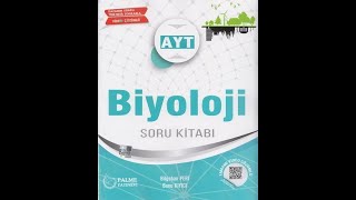 Palme Yayınları AYT Biyoloji Soru Kitabı [upl. by Ynoffit]