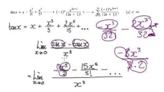 Video 2769  Limit sinx  tanxx3  Maclaurin series Taylor series tanx Example 55 [upl. by Notrom]