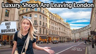 Luxury Shops Are CLOSING DOWN In London But Why [upl. by Hansen553]