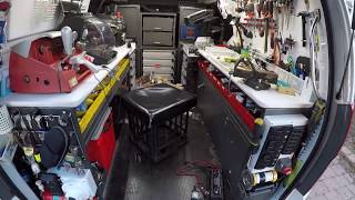 Locksmith Work Van Part 2  Hyundai Iload Mobile Locksmith Shop [upl. by Lefton346]