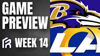 Los Angeles Rams vs Baltimore Ravens  2023 Week 14 Game Preview [upl. by Haliak]