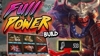 Smite Hachiman Full POWER Build  THE BLASTER HUNTER [upl. by Onin364]