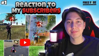 Reaction to my Subscriber’s Gameplays 🍷🗿 Who was the best⁉️  Mehdix Free Fire [upl. by Marilyn967]