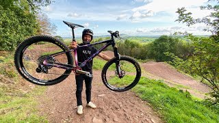 RIDING THE DREAM HARDTAIL AT A DOWNHILL BIKE PARK [upl. by Fulcher]