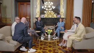 Queer Eye Cast Meets Vice President Kamala Harris at The White House Full Conversation [upl. by Woodie]