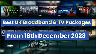 TV amp BROADBAND BUNDLES COMPARE  BEST DEALS FROM 18TH DECEMBER 2023 [upl. by Mariska]