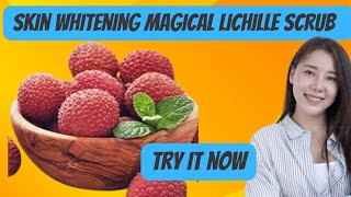 Skin Whitening Magical Lichille Scrub FacialScrubHomemadeFaceScrubSensitiveSkinScrub [upl. by Winstonn]