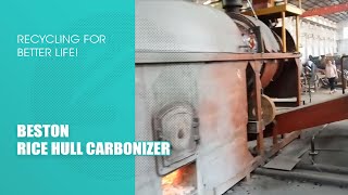 Rice Hull Carbonizer Design  Continuous Rice Husk Carbonization Furnace [upl. by Wallace301]