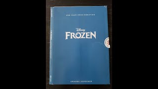 Opening to Frozen Academy Screener DVD 2013 Declining the Terms and Conditions [upl. by Soracco]