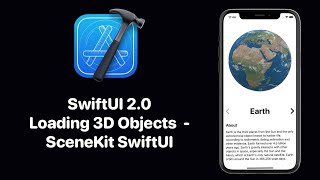 SwiftUI 20 SceneKit  SwiftUI Loading 3D ObjectsModels Using SceneView  SwiftUI 20 Tutorials [upl. by Smada330]