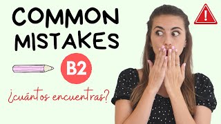 Errores comunes B2C1 English ✏️ Grammar and Vocabulary [upl. by Lecia930]