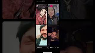 sinta bhai instagram live with girlfriend ❤❤ and friends 👭👬 🤣🙃🤣 bakchodi libertad [upl. by Amelus]