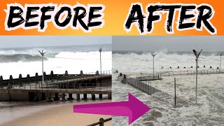 HUGE waves smash DURBAN  BLUFF [upl. by Lozar]