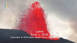 Hawaii Kilauea eruption in Leilani Estates  the month of June revisited [upl. by Yseulte368]