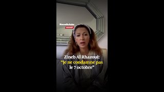 Zineb Al Rhazoui “Je ne condamne pas le 7 octobre” [upl. by Olivette]