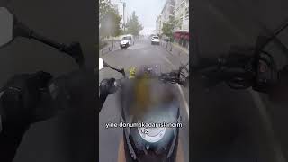 çığlık atımca yağmur duruyormuşcasına 😆 motovlog motosiklet [upl. by Vyky]