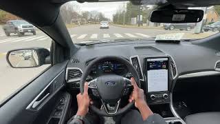 2024 Ford Edge STLine POV Test Drive [upl. by Rekyr]