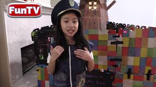 Pretend Play Police Someone Destroying Police Officer House [upl. by Yrmac]