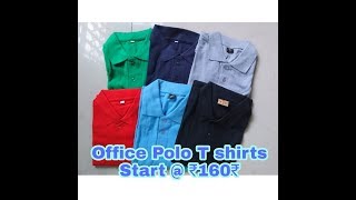 Polo T SHIRTS START FROM 160Rs III 2019 [upl. by Aysa903]