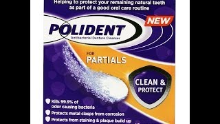 1 Polident Denture Cleanser Cleans MakeUp BrushesHealthy SkinBacteria Free [upl. by Solange]