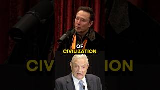 Joe Rogan and Elon Musk Discuss George Soros shorts [upl. by Halimeda]