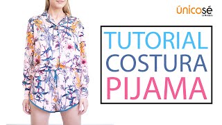 DIY Tutorial Costura Molde  Patrón Pijama Dos Piezas 1903 [upl. by Dita]