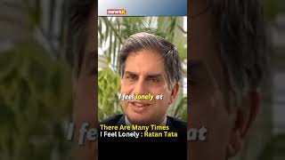 Ratan Tata revealed why he felt lonely at times Ratan Tata has passed away at age 86 ratantata [upl. by Nwahshar]