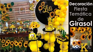 Decoraciones Fiesta Tematica de Girasoles [upl. by Ynotna]