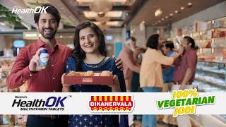 The 100VegetarianJodi of HealthOK multivitamins and Bikanervala  Mankind Pharma [upl. by Dorrahs489]