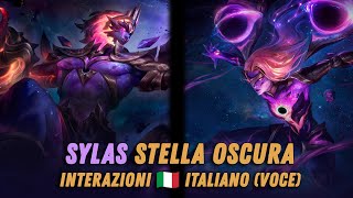 Sylas Dark Star Italian 🇮🇹 — Voice in League of Legends [upl. by Eirolav]