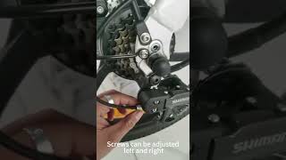 How to Adjust the Derailleur  GleeRide [upl. by Annaerda]