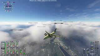 Boeing C17 Fairford UK to PaderbornLippstadt Germany  Live weather  Awesome [upl. by Odin257]