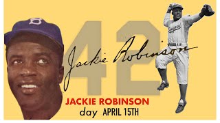 Jackie Robinson Day a salute to No 42 [upl. by Aihsiym]