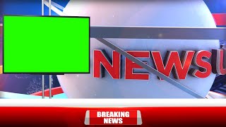 Broadcast News Opening Intro  Green Screen Lower third  Free To Use [upl. by Hinson767]